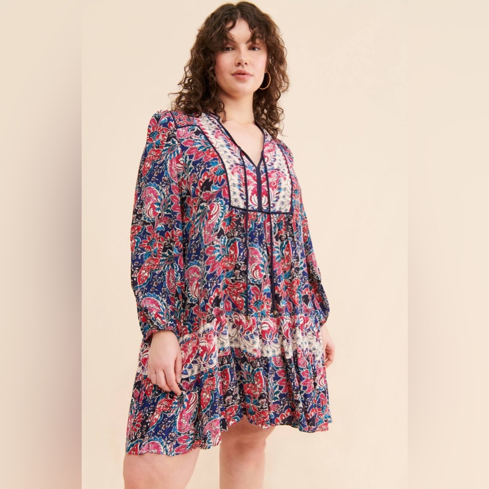 Anthropologie Spliced Tunic Dress